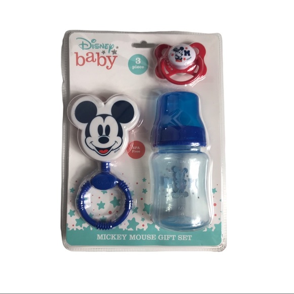 NWT Disney Mickey Mouse Baby Gift Set - Picture 2 of 12